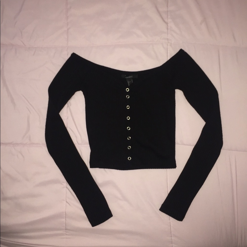 forever 21 black off the shoulder top